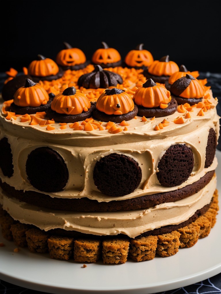 Hosting a Halloween bake-off where residents can showcase their culinary talents by creating delicious and frightfully-themed treats.