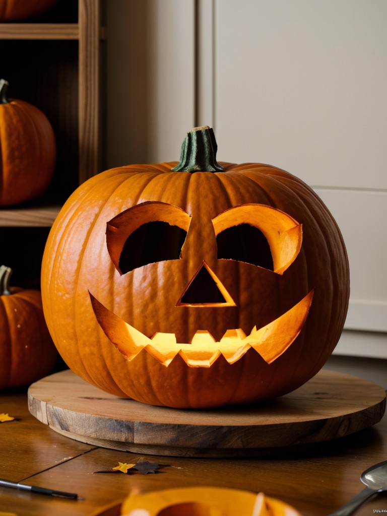 Arrange a pumpkin carving contest to encourage residents to display their artistic skills.