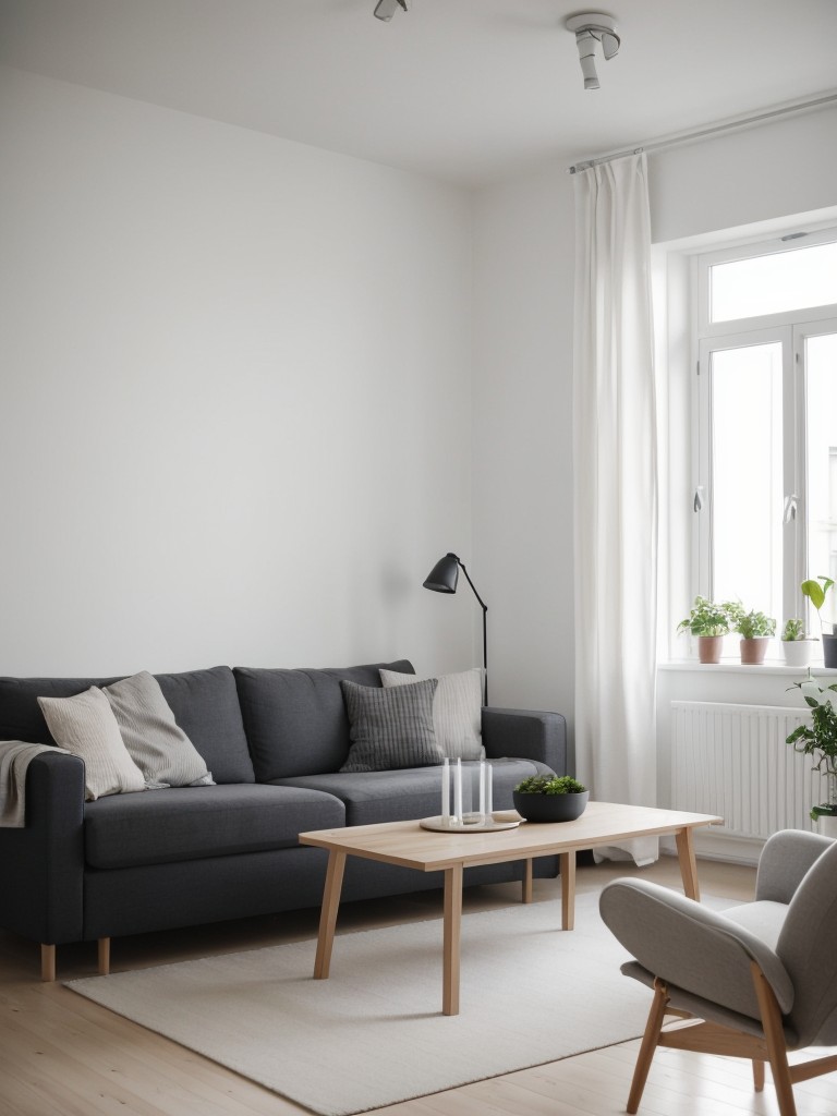 Designing a Scandinavian-inspired studio apartment using IKEA's clean lines and minimalist aesthetics.