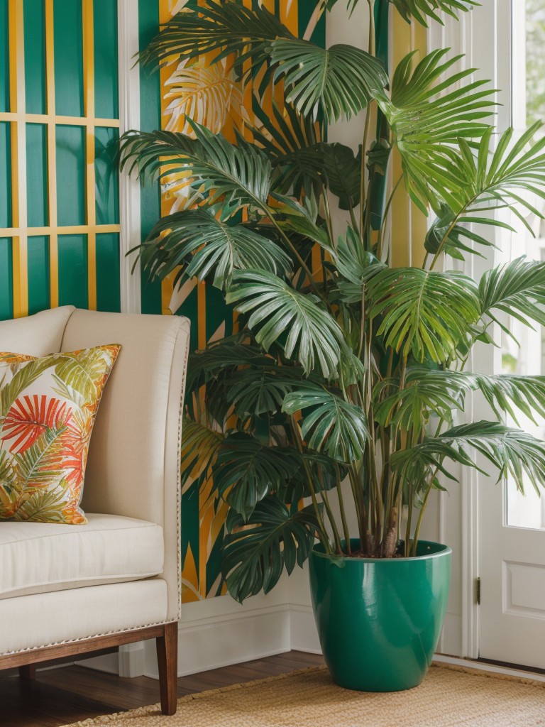 Celebrate with a tropical twist by incorporating vibrant pops of color, palm leaf motifs, and tropical-inspired ornaments.