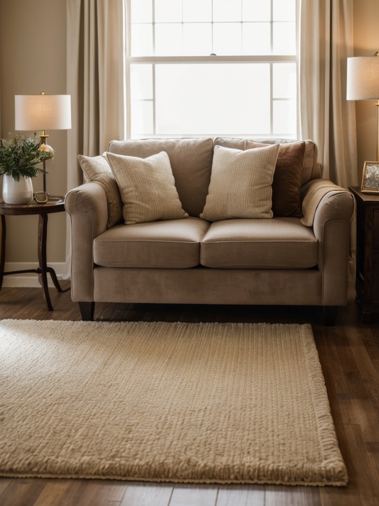 Creating a cozy and inviting ambiance with warm lighting, plush textiles, and comfortable seating areas.