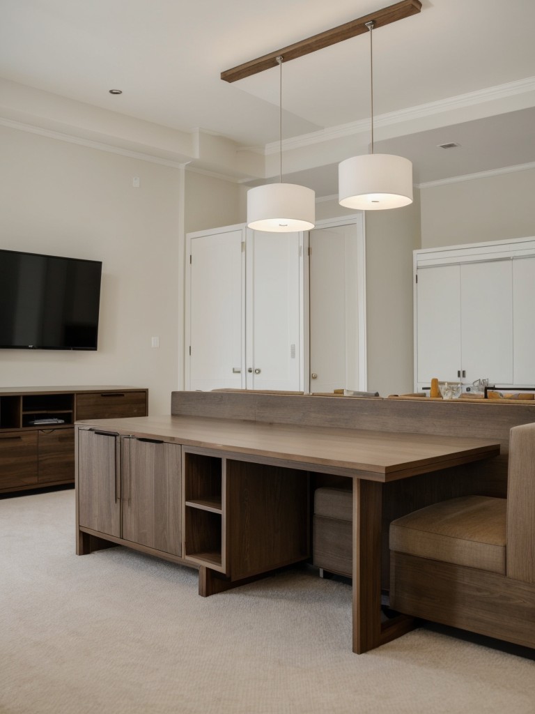 Incorporate modular furniture pieces that can be rearranged or expanded to adapt to different needs and preferences.