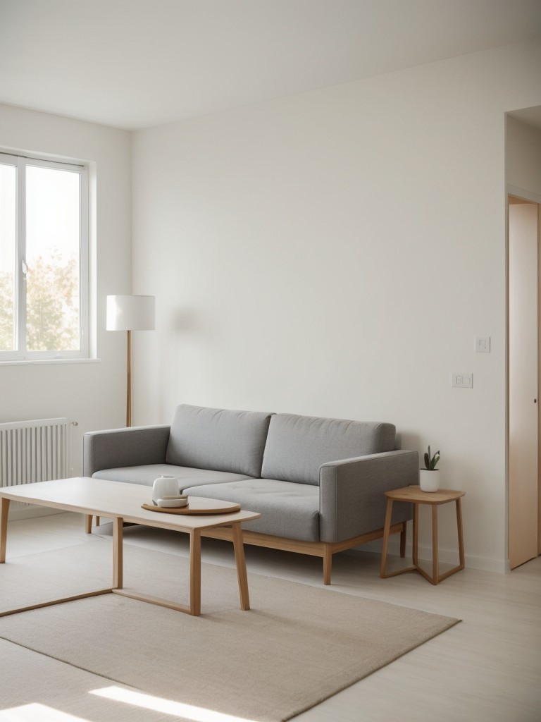 Opt for light-colored walls and minimalistic furniture to make the room feel larger and more open.