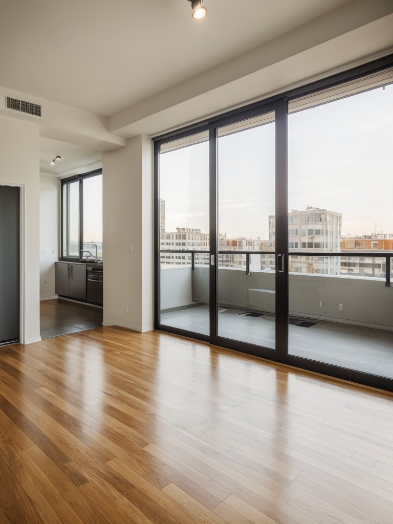 Highlight the apartment's unique features such as open floor plans, high ceilings, or rooftop terraces in marketing materials to attract potential renters.