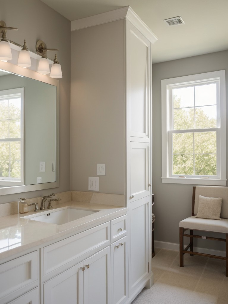 Using mirrors strategically to create the illusion of more space and enhance natural light.