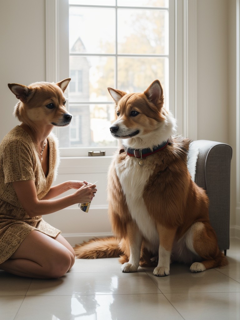 Hold a pet parade to celebrate the furry friends in the building and award prizes for the most adorable costumes.