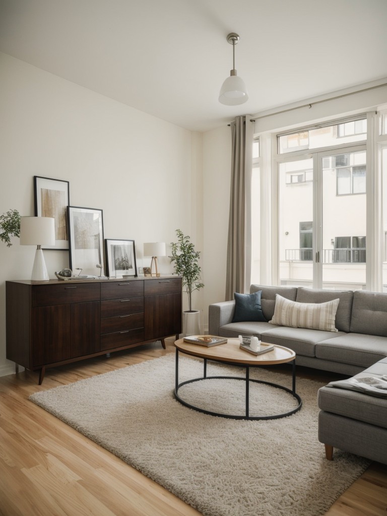 How to choose the right furniture for your apartment layout and size.