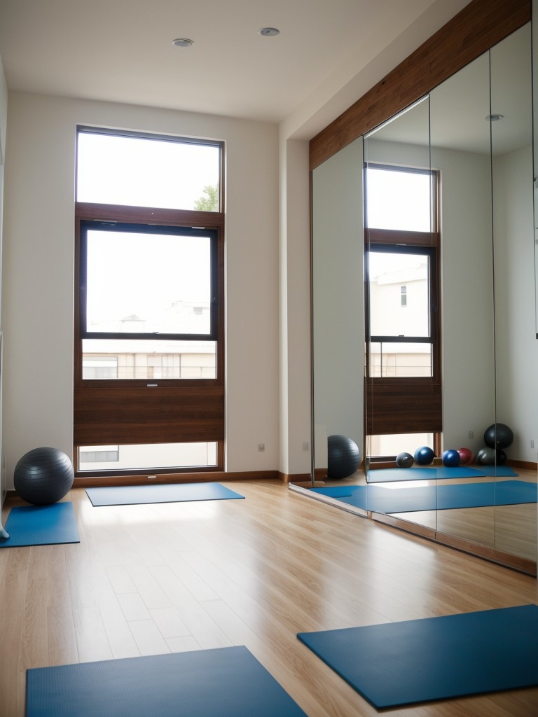 Transforming a spare room or balcony into a small fitness studio for personalized workout sessions or yoga classes.