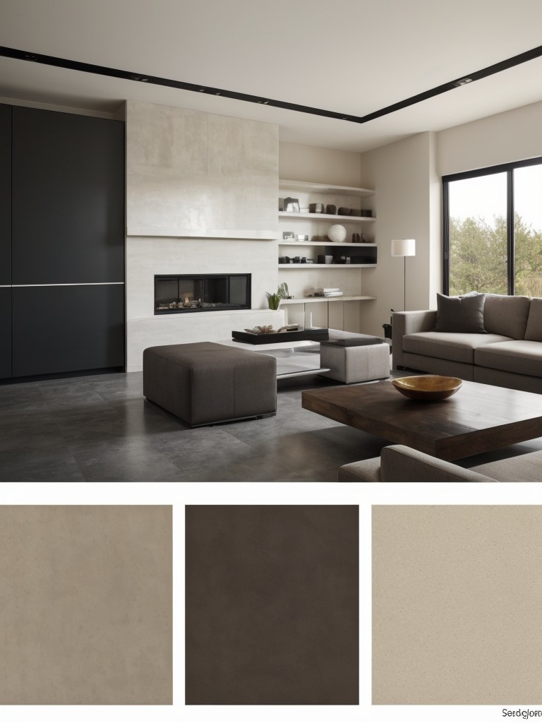 Experiment with different textures and materials by mixing matte and glossy finishes for a modern and sophisticated look.