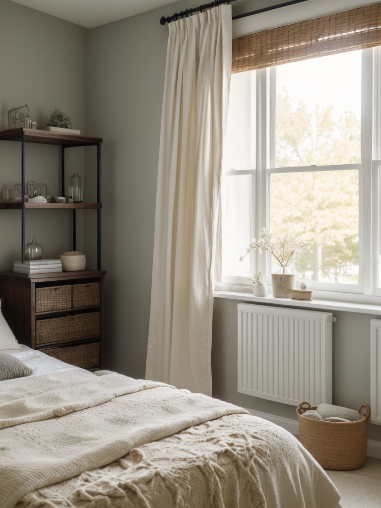 Transform your bedroom into a serene sanctuary with cozy textiles, soothing colors, and clever storage solutions.