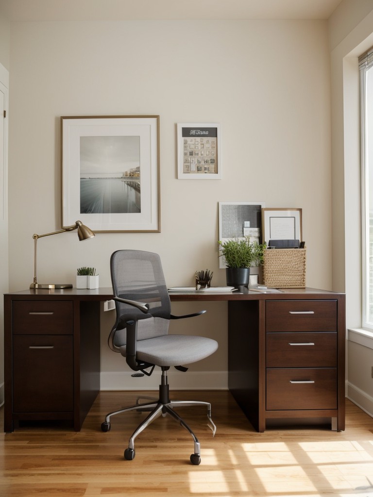 Unveiling the secrets to creating a stylish and organized home office within your apartment.