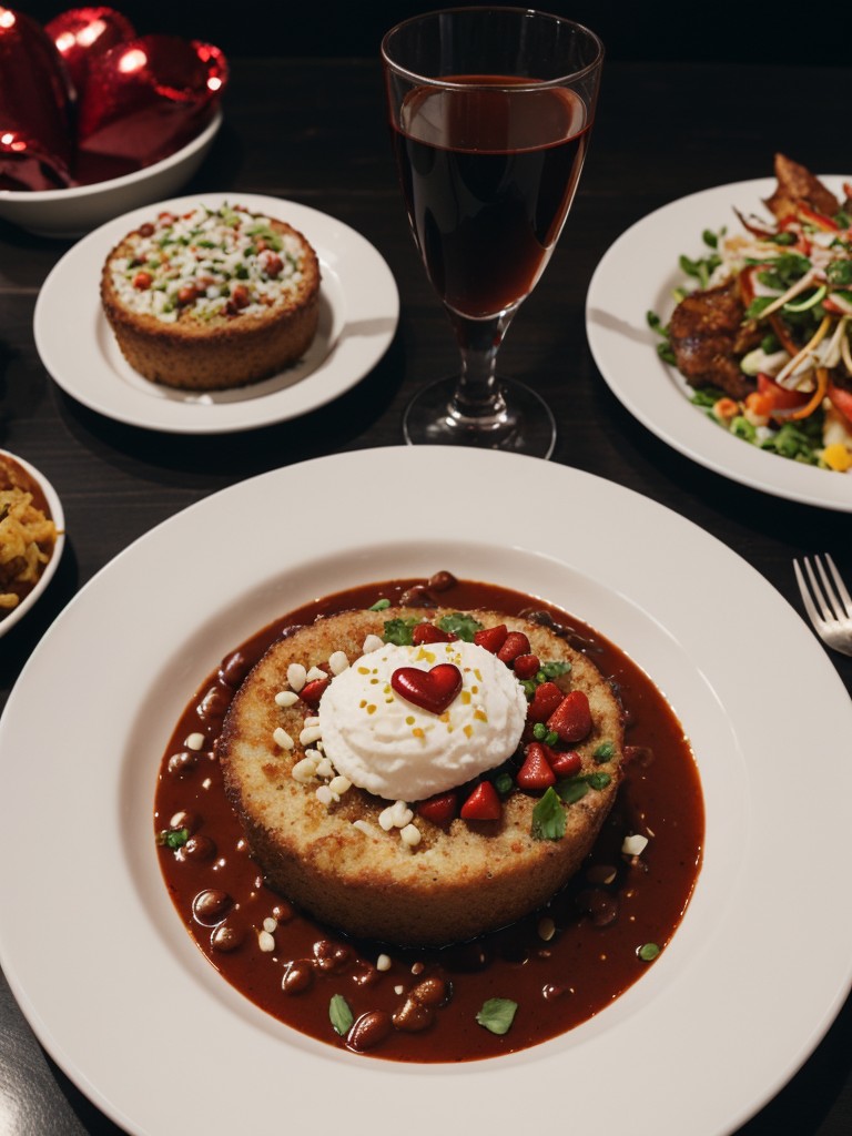 Partner with local restaurants to provide exclusive Valentine's Day menu options for residents to order in.