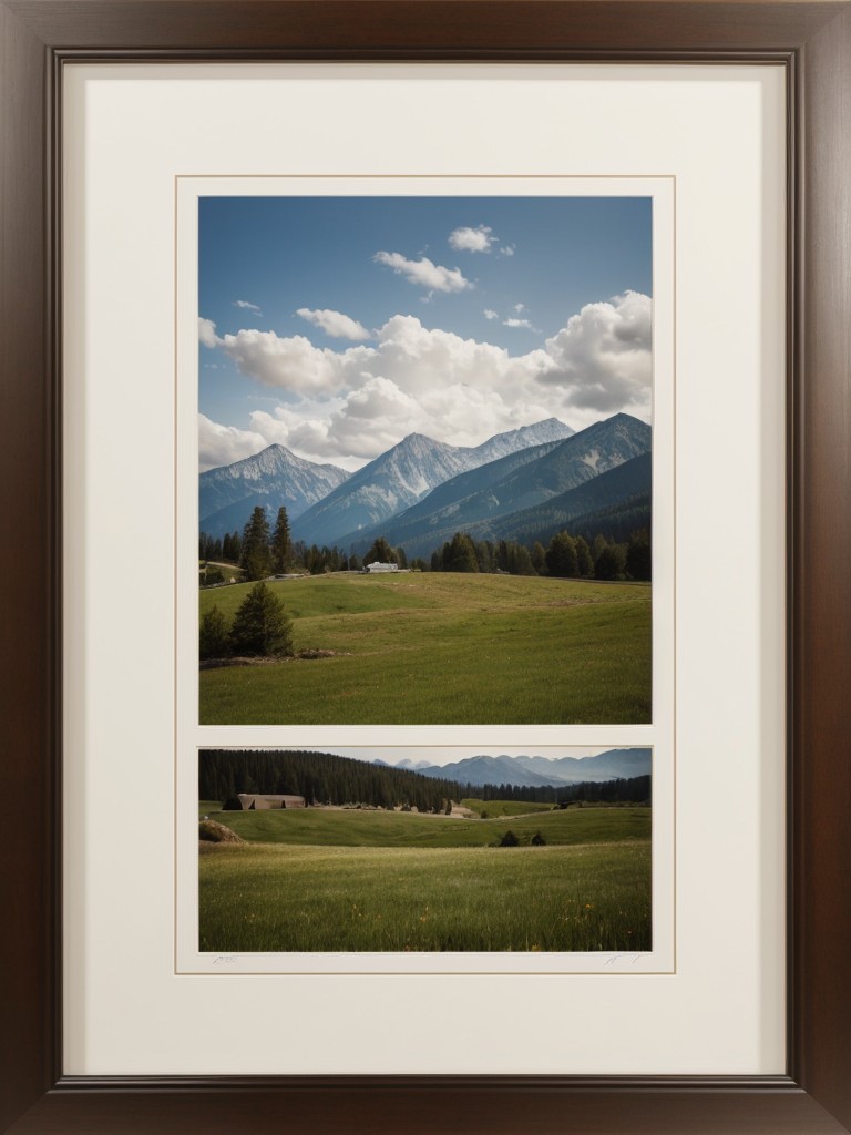 Incorporate a personal touch with customized artwork or framed photographs.