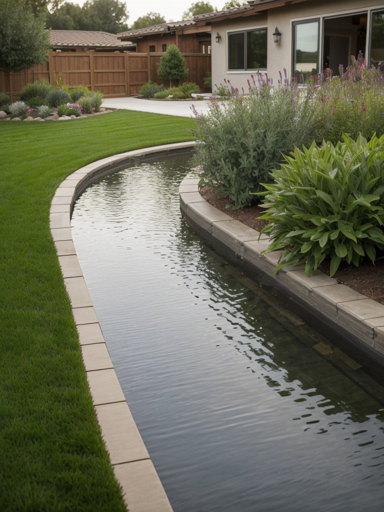 Incorporate a small water-saving irrigation system to ensure proper watering without excessive effort.