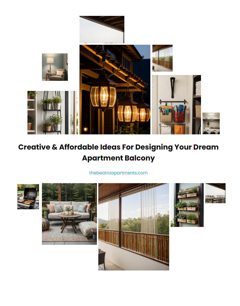 Creative & Affordable Ideas for Designing Your Dream Apartment Balcony