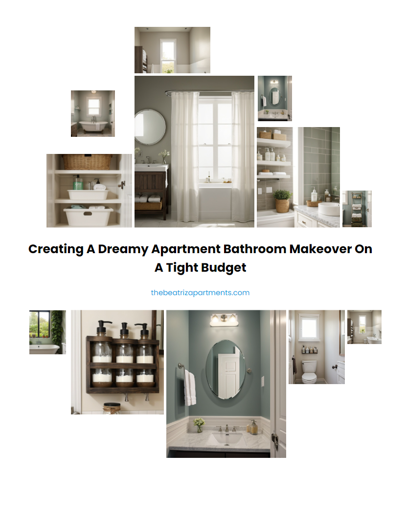 Creating a Dreamy Apartment Bathroom Makeover on a Tight Budget