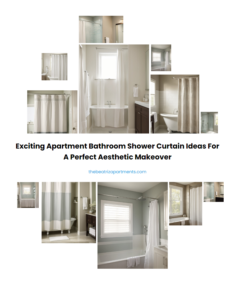 Exciting Apartment Bathroom Shower Curtain Ideas for a Perfect Aesthetic Makeover