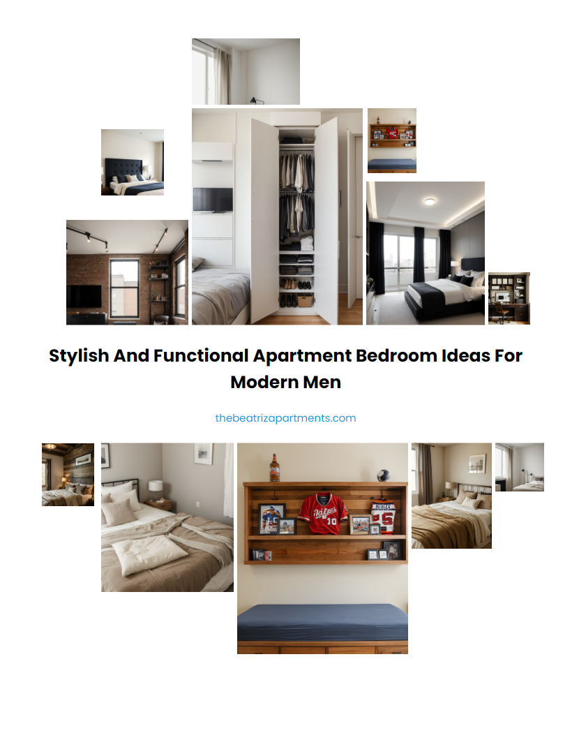 Stylish and Functional Apartment Bedroom Ideas for Modern Men