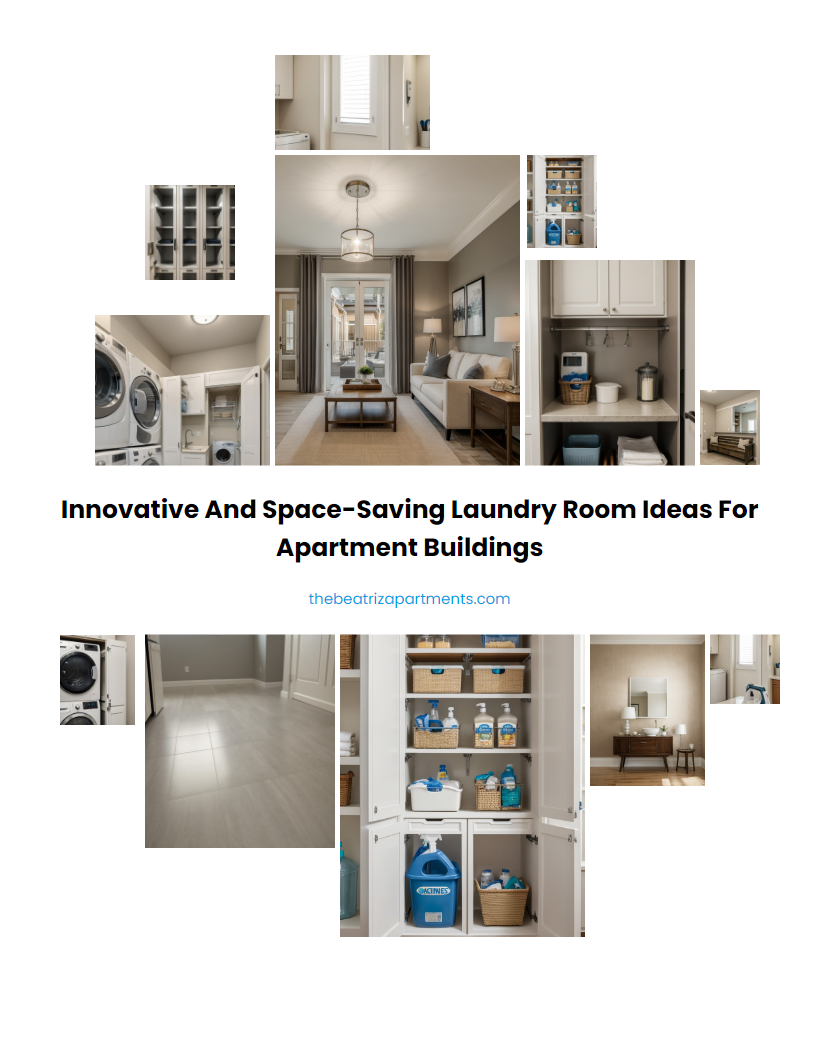 Innovative and Space-Saving Laundry Room Ideas for Apartment Buildings