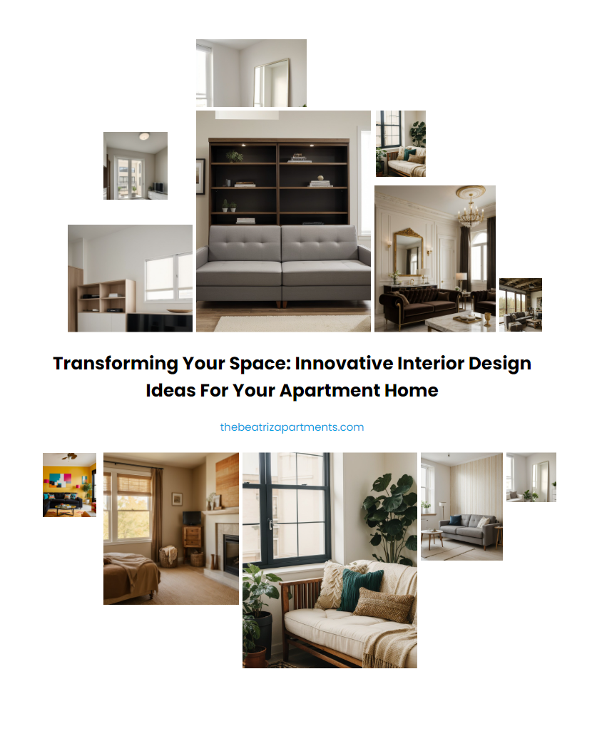 Transforming Your Space: Innovative Interior Design Ideas for Your Apartment Home