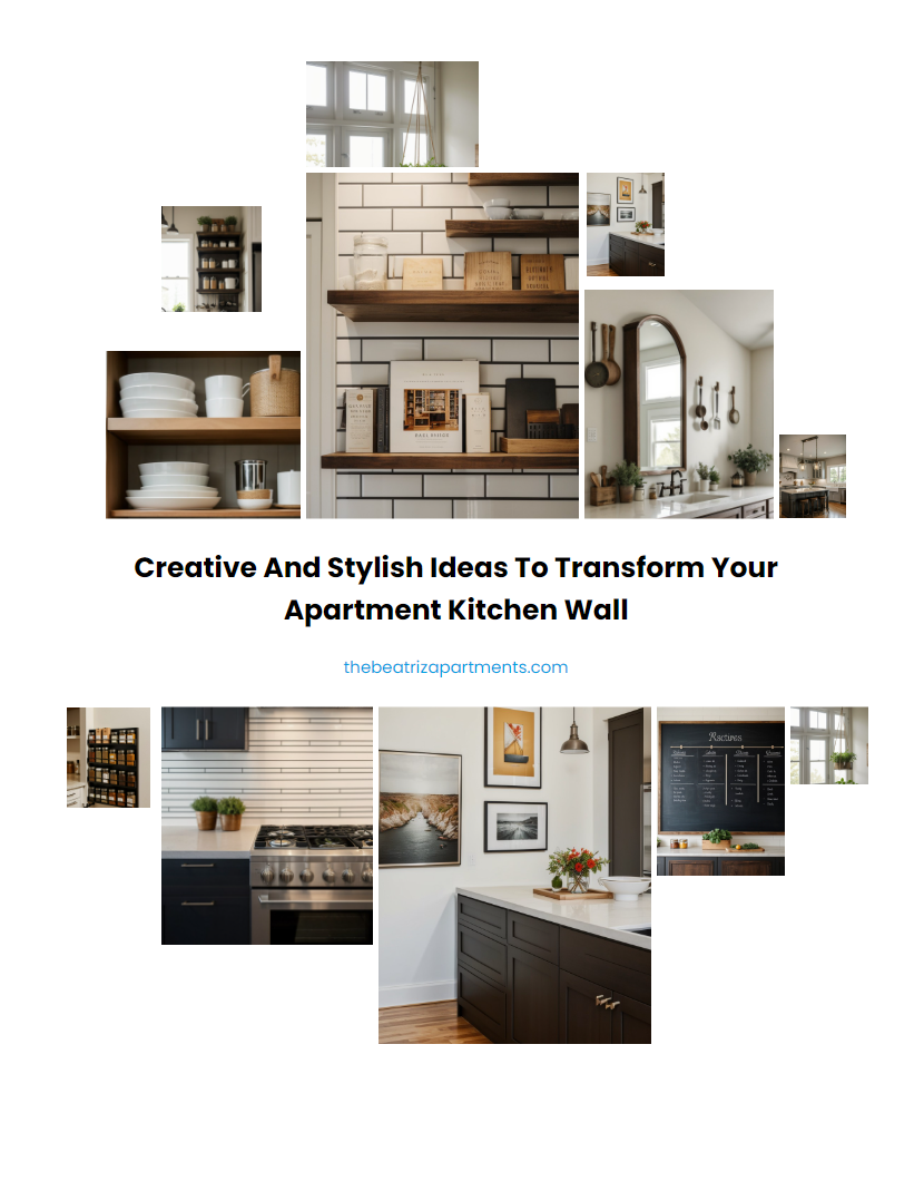 Creative and Stylish Ideas to Transform Your Apartment Kitchen Wall
