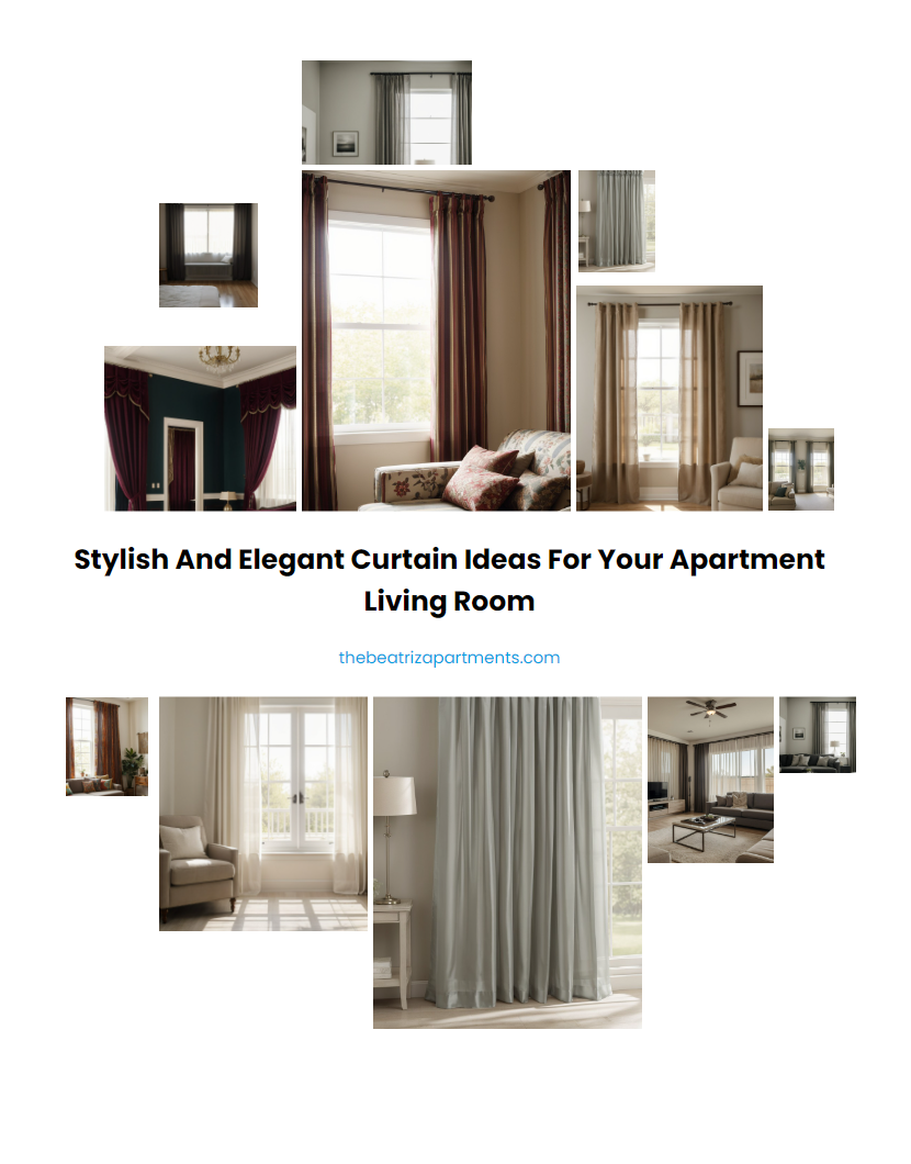 Stylish and Elegant Curtain Ideas for Your Apartment Living Room