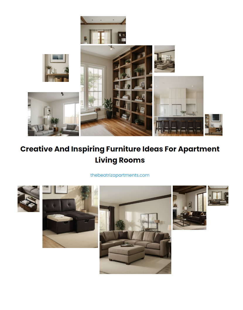 Creative and Inspiring Furniture Ideas for Apartment Living Rooms