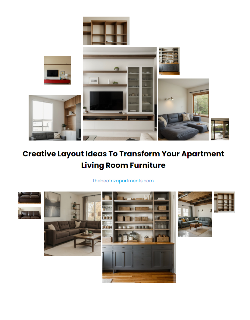 Creative Layout Ideas to Transform Your Apartment Living Room Furniture