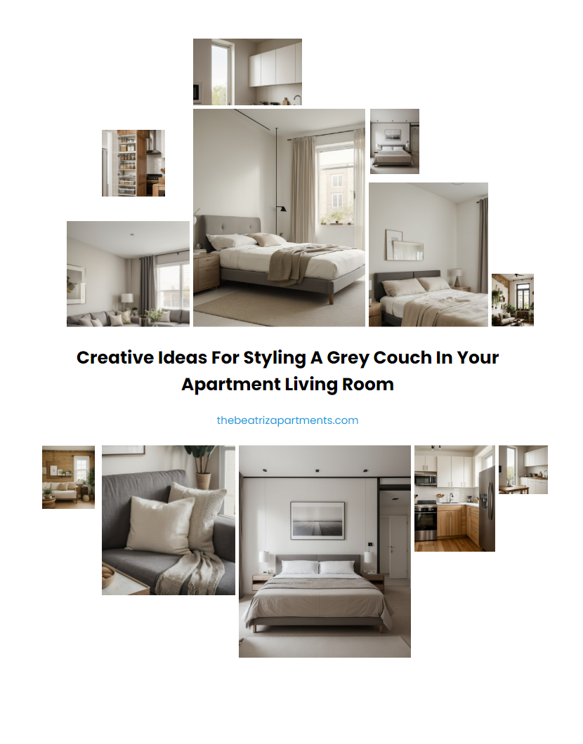Creative Ideas for Styling a Grey Couch in Your Apartment Living Room