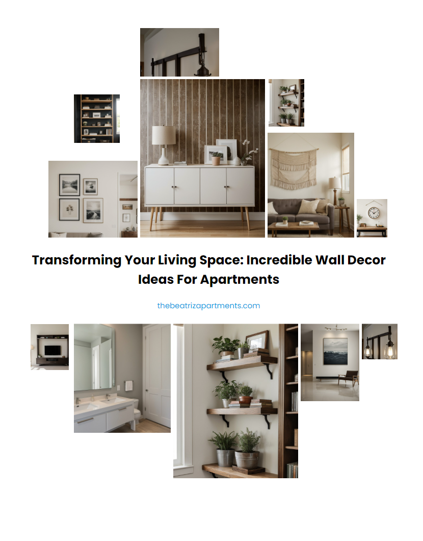 Transforming Your Living Space: Incredible Wall Decor Ideas for Apartments