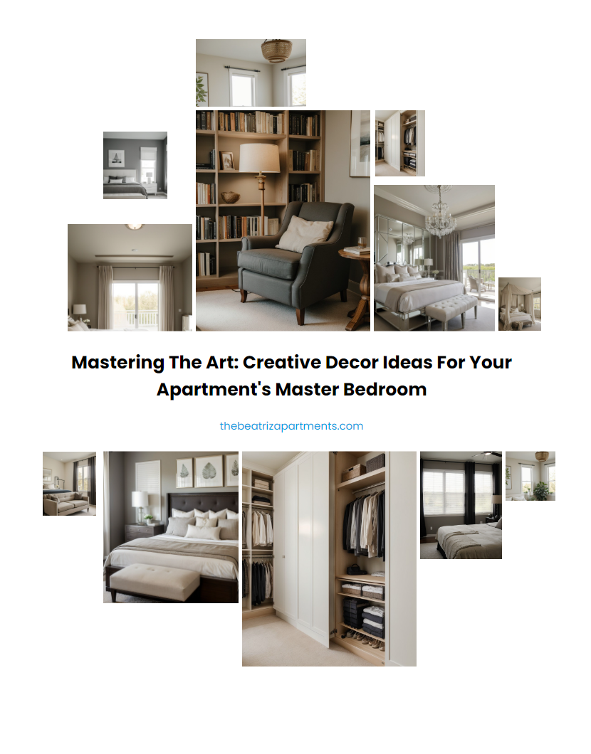 Mastering the Art: Creative Decor Ideas for Your Apartment's Master Bedroom