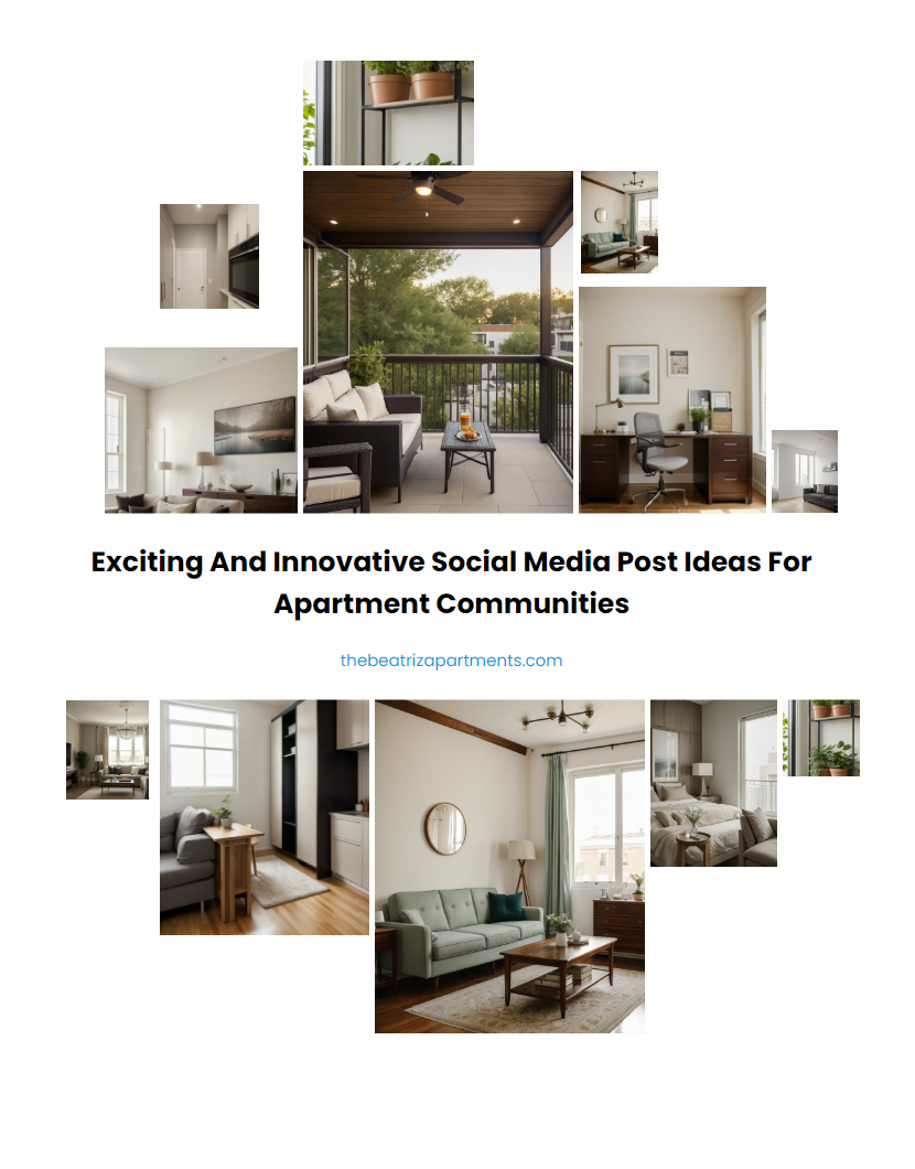 Exciting and Innovative Social Media Post Ideas for Apartment Communities