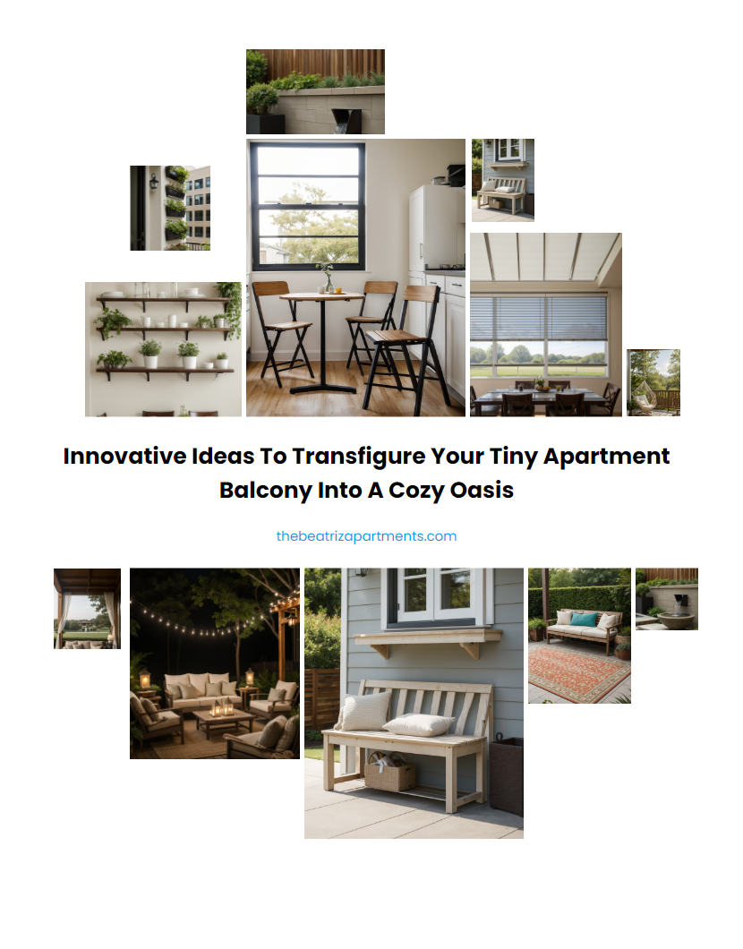 Innovative Ideas to Transfigure Your Tiny Apartment Balcony into a Cozy Oasis