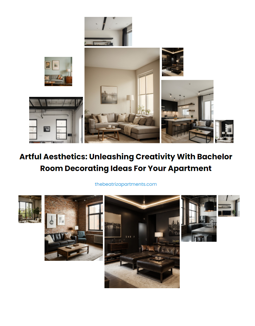 Artful Aesthetics: Unleashing Creativity with Bachelor Room Decorating Ideas for Your Apartment