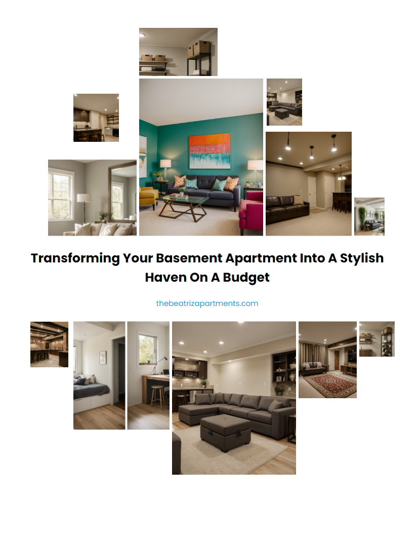 Transforming Your Basement Apartment into a Stylish Haven on a Budget