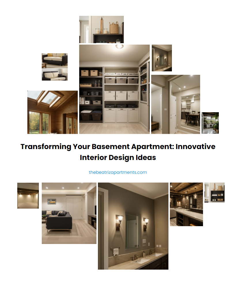 Transforming Your Basement Apartment: Innovative Interior Design Ideas