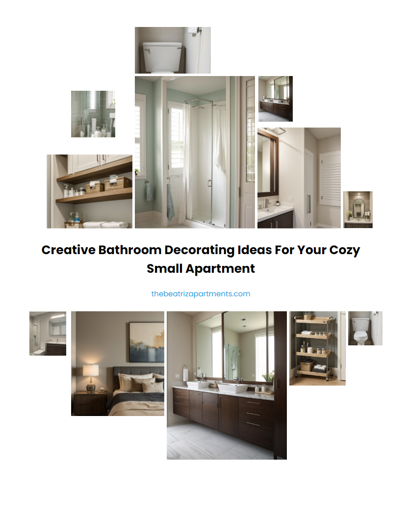 Creative Bathroom Decorating Ideas for Your Cozy Small Apartment