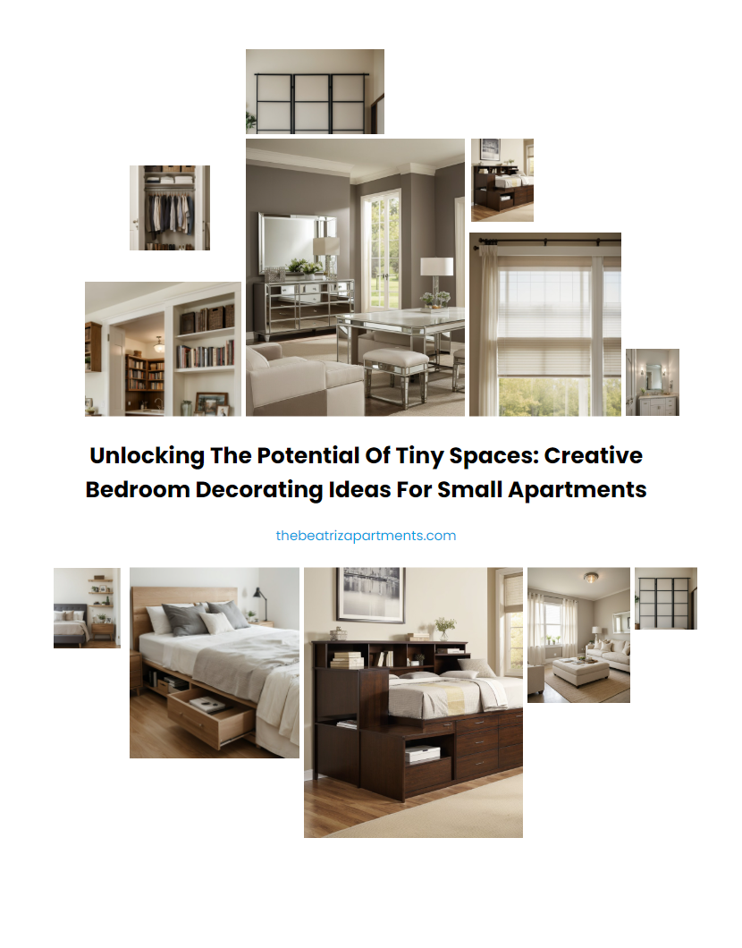 Unlocking the Potential of Tiny Spaces: Creative Bedroom Decorating Ideas for Small Apartments