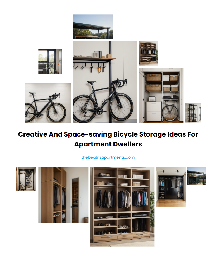 Creative and Space-saving Bicycle Storage Ideas for Apartment Dwellers