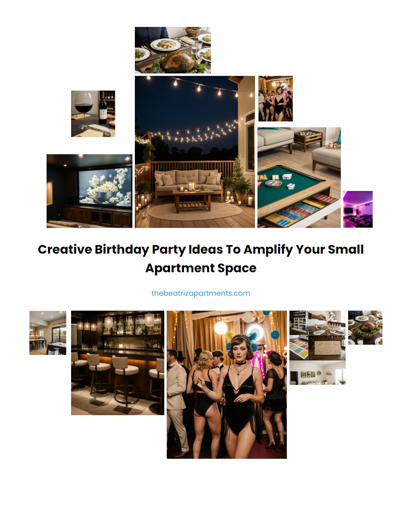 Creative Birthday Party Ideas to Amplify Your Small Apartment Space
