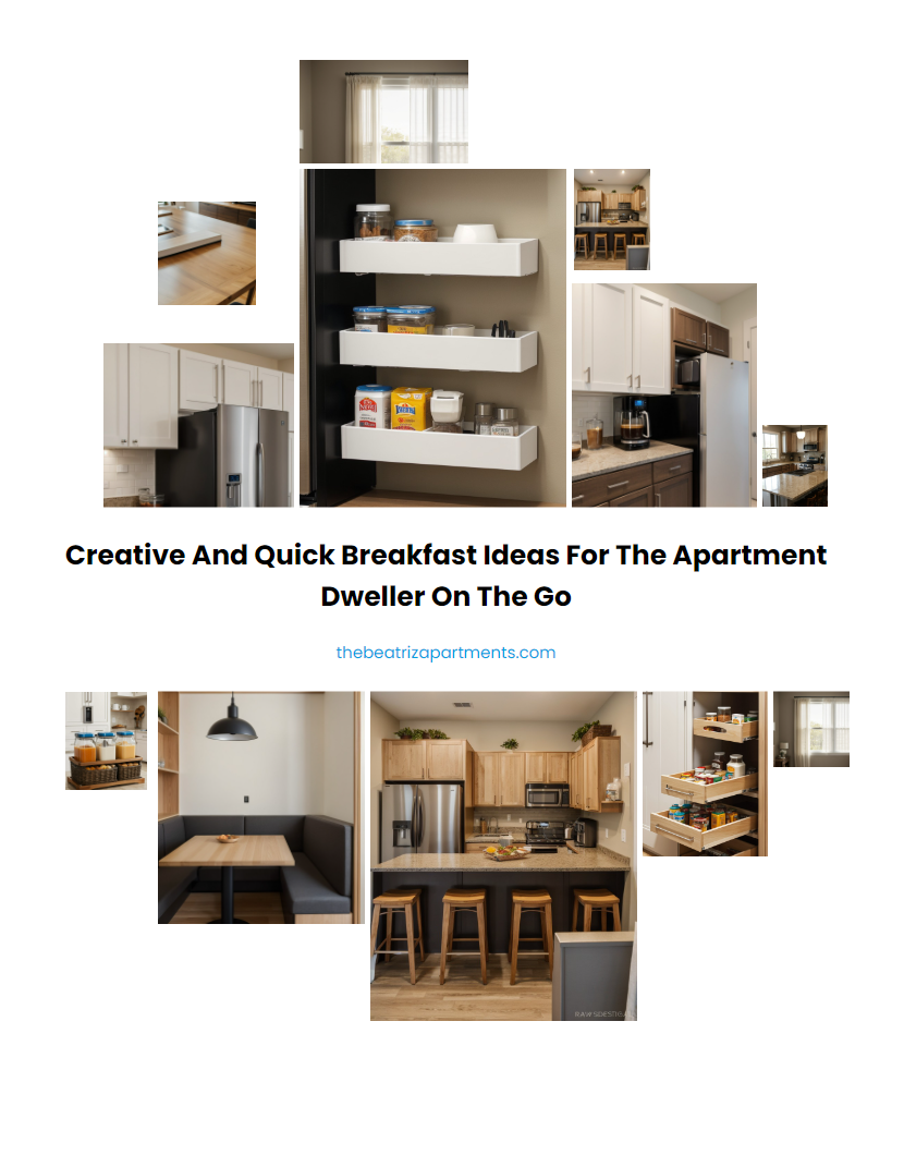 Creative and Quick Breakfast Ideas for the Apartment Dweller on the Go