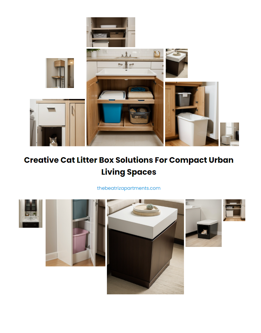 Creative Cat Litter Box Solutions for Compact Urban Living Spaces