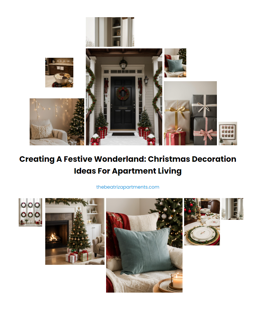 Creating a Festive Wonderland: Christmas Decoration Ideas for Apartment Living