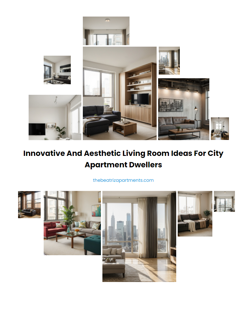 Innovative and Aesthetic Living Room Ideas for City Apartment Dwellers