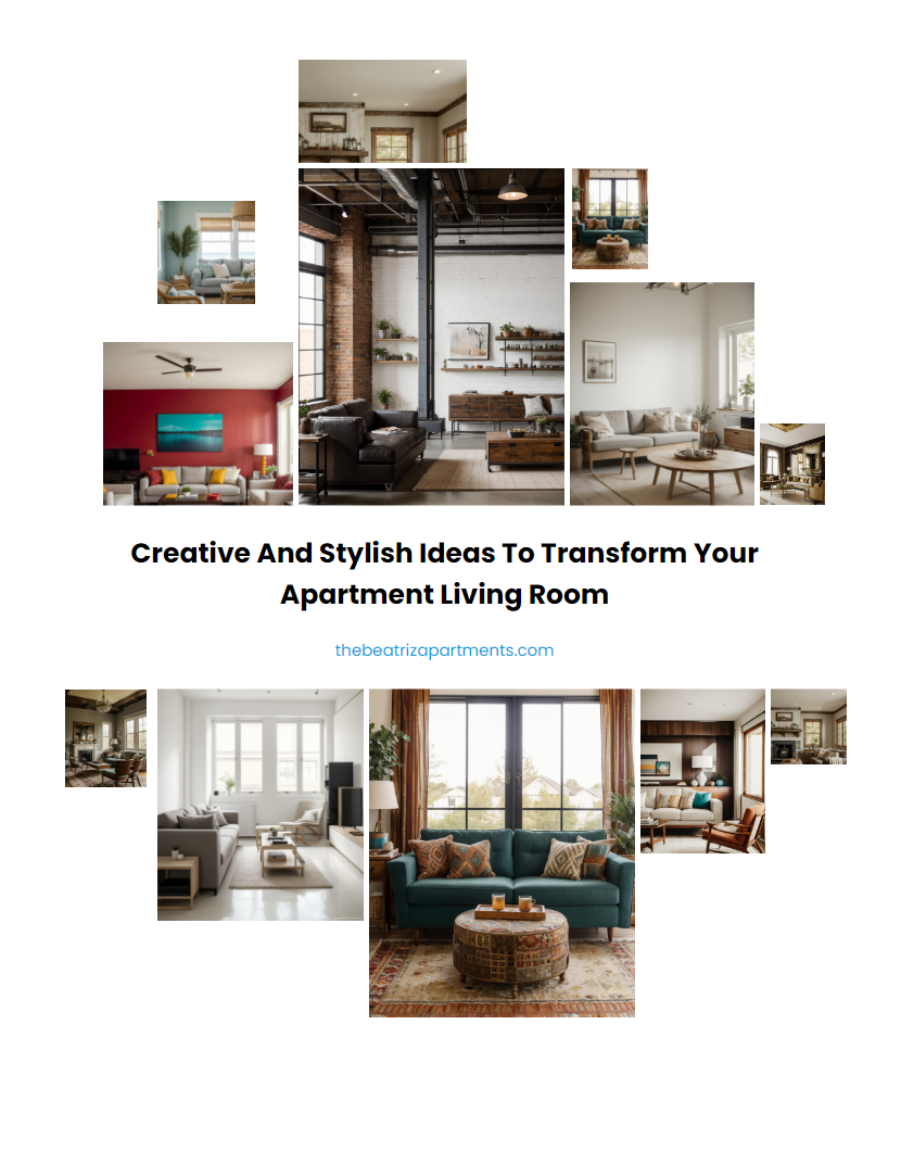 Creative and Stylish Ideas to Transform Your Apartment Living Room