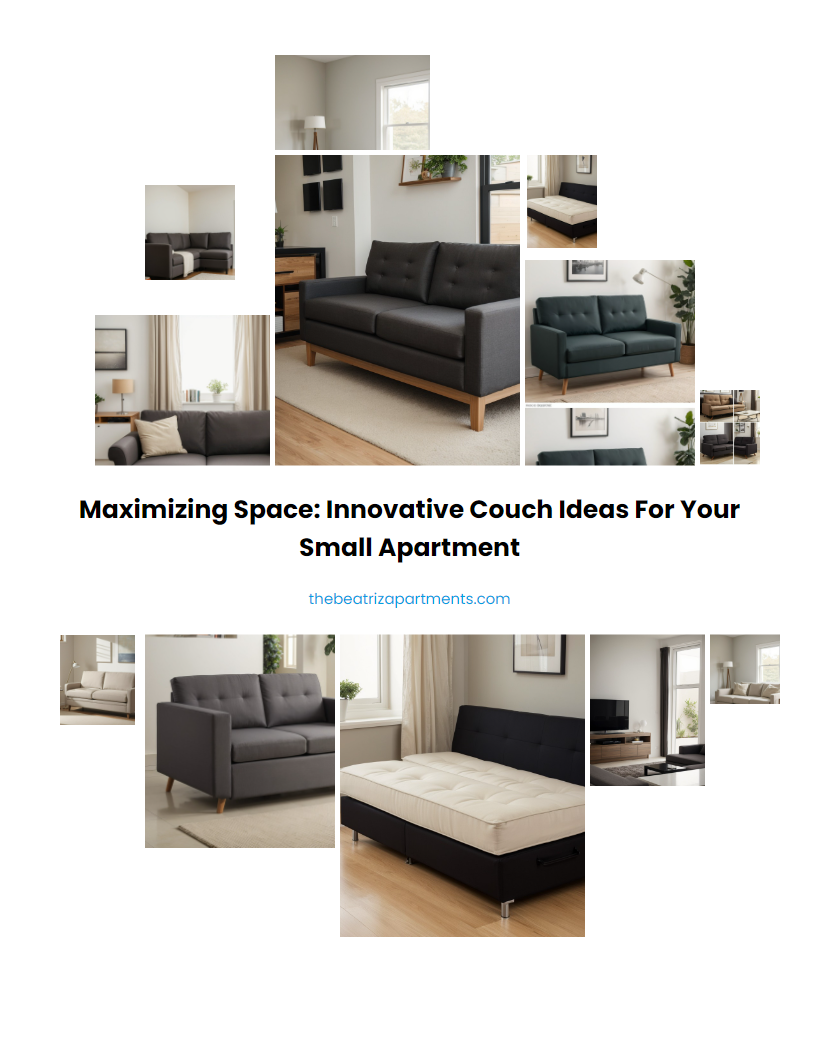 Maximizing Space: Innovative Couch Ideas for Your Small Apartment
