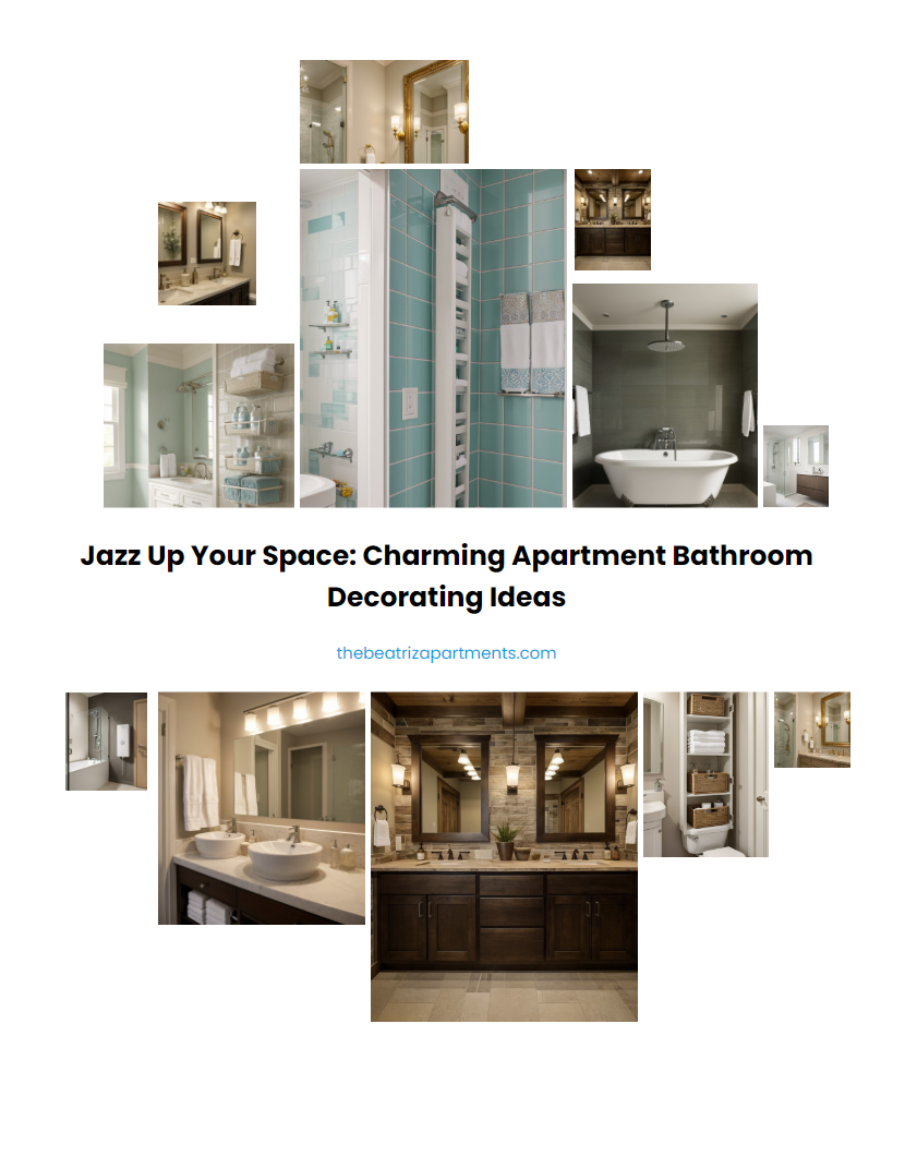 Jazz Up Your Space: Charming Apartment Bathroom Decorating Ideas