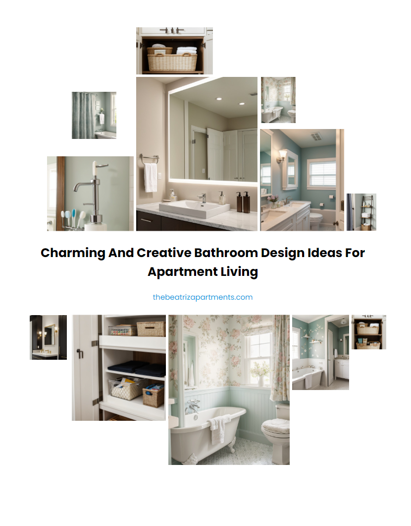 Charming and Creative Bathroom Design Ideas for Apartment Living