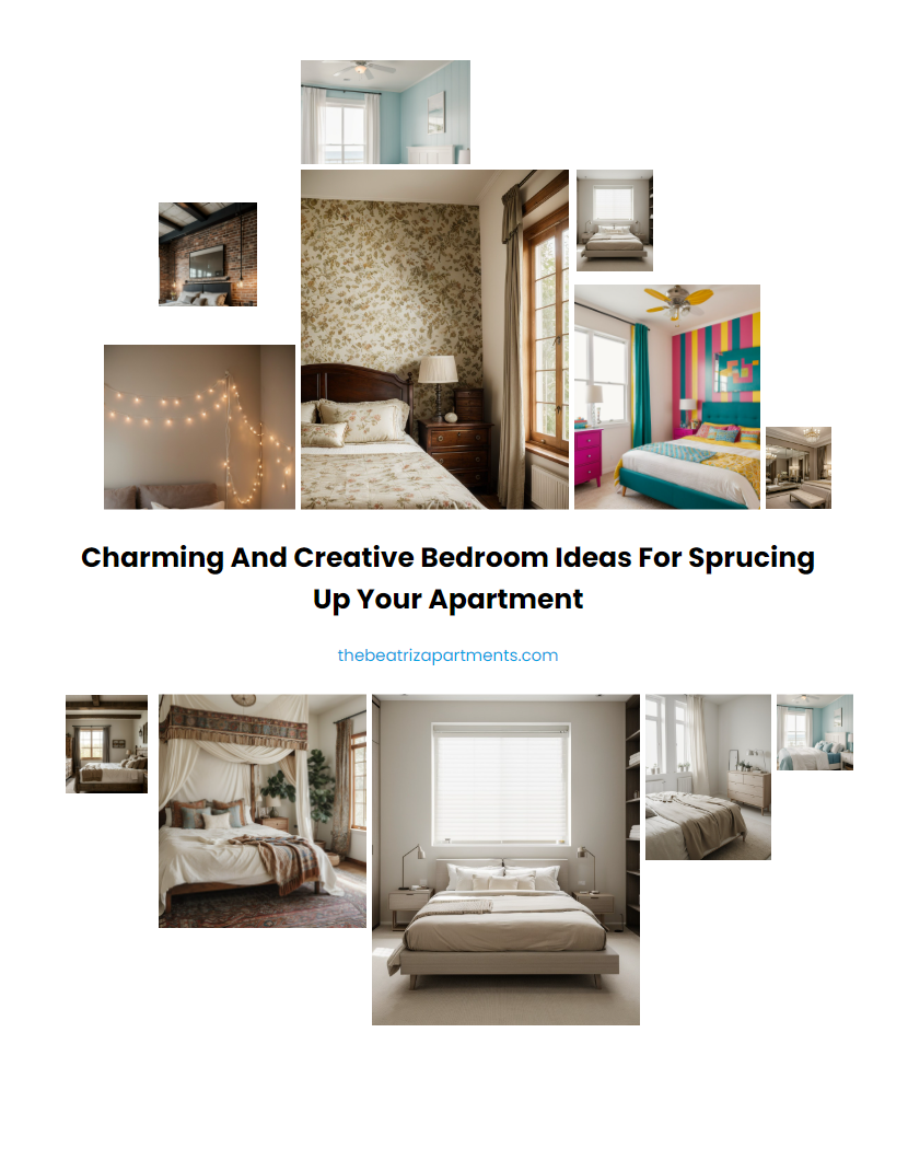 Charming and Creative Bedroom Ideas for Sprucing Up Your Apartment