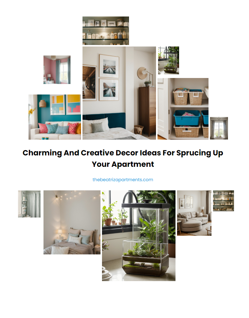 Charming and Creative Decor Ideas for Sprucing Up Your Apartment